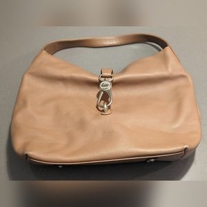 Dooney and Bourke Florentine Logo Lock Shoulder Bag